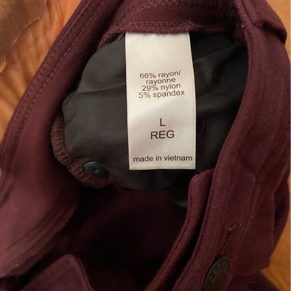 Maroon jeggings - Picture 2 of 4